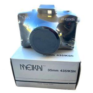Meikai Camera w/Case,  35mm AR-4351KSN, Black,  